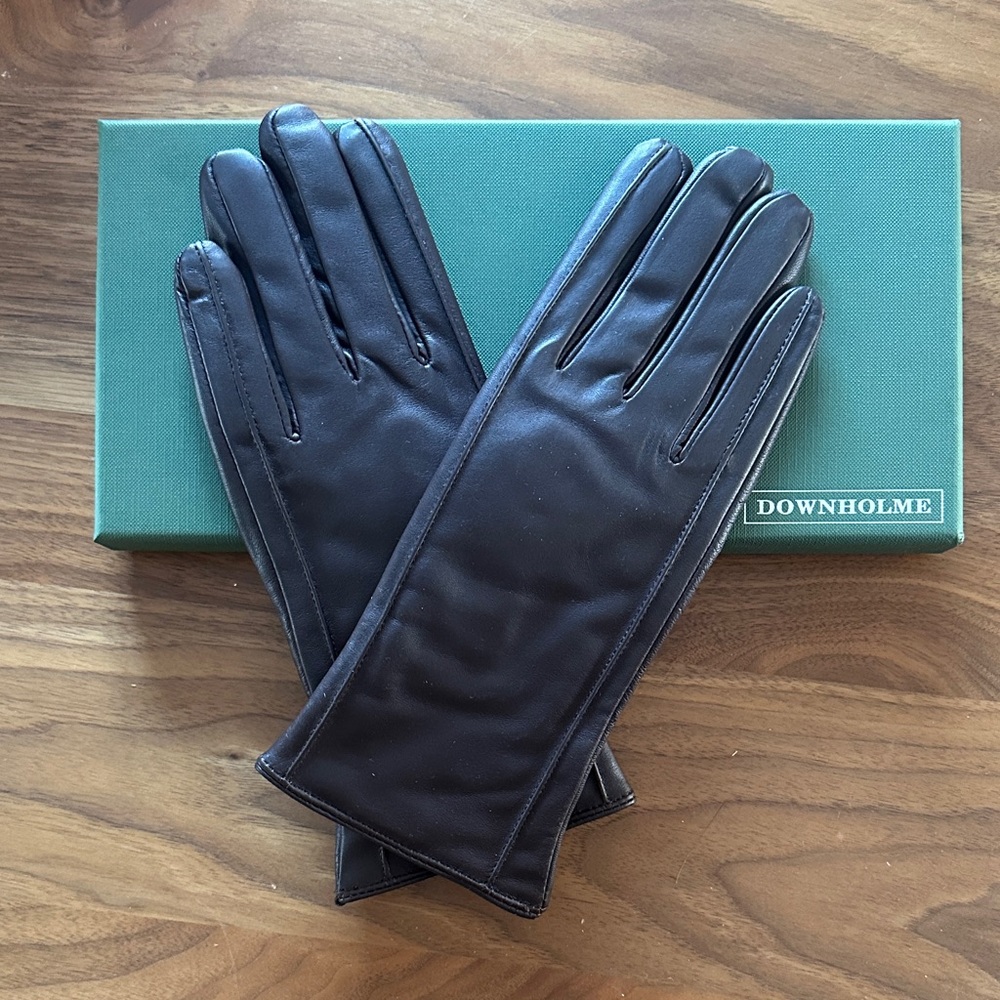 Downholme Brown Leather Gloves